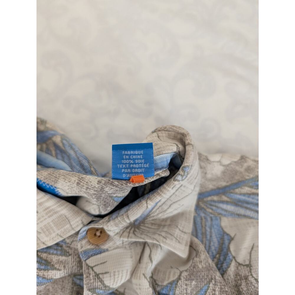 tommy bahama 100% silk hawaiian shirt - Picture 4 of 7